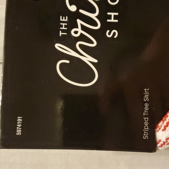 The Christmas Shoppe Stripped Tree Skirt - Picture 3 of 4